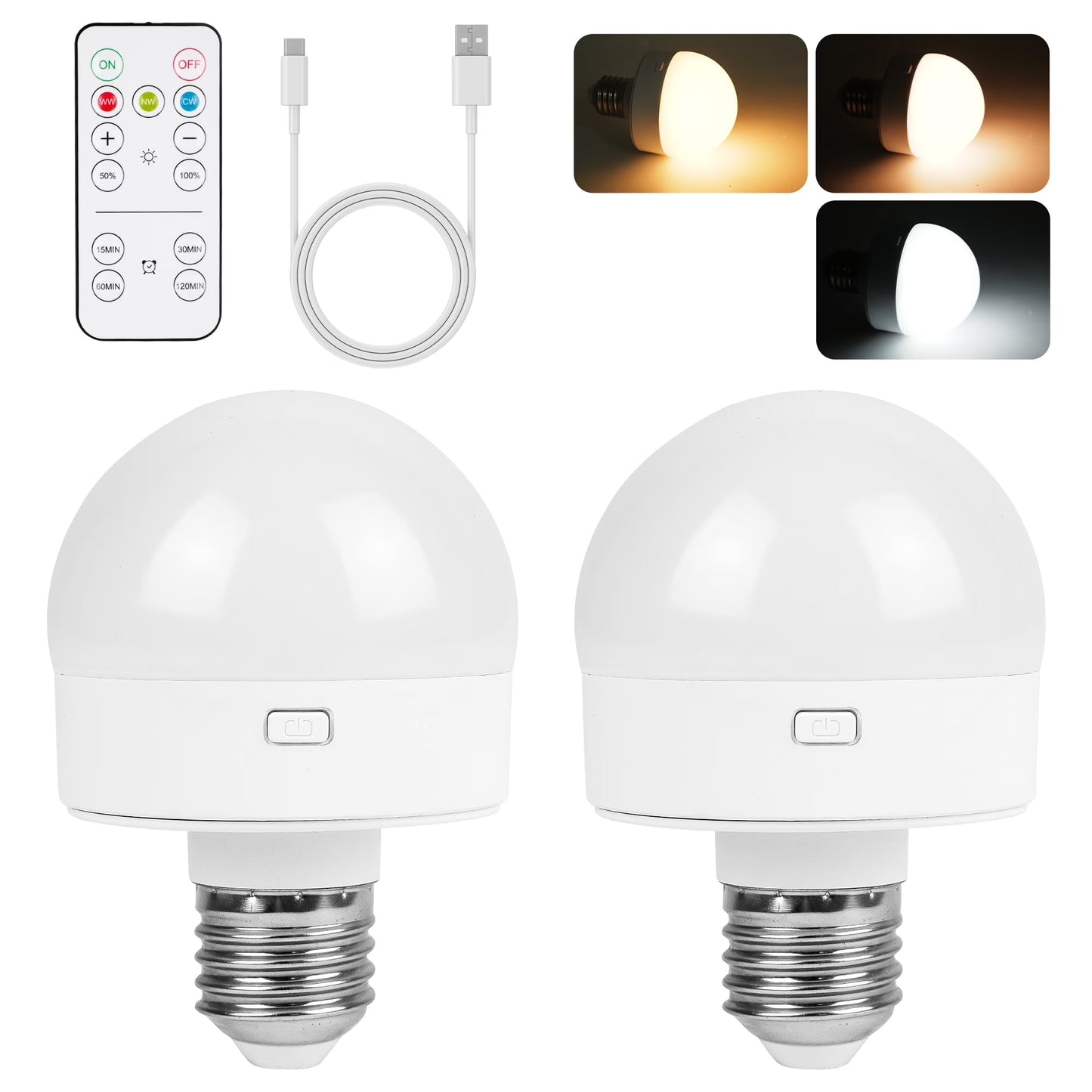 Foco Led Recargable 10 Watts