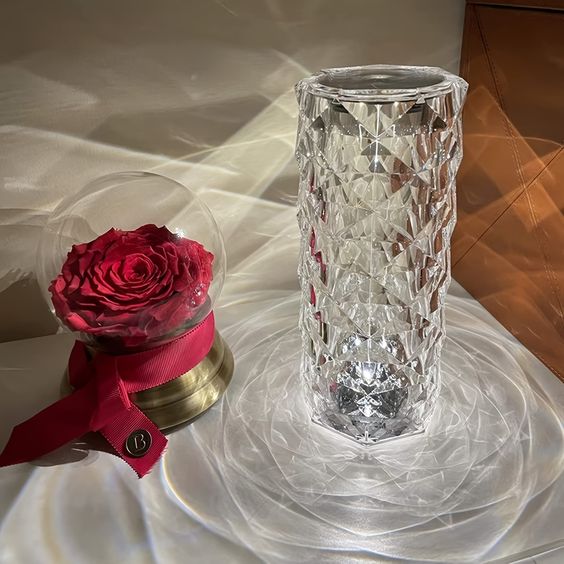 Lámpara cristal detalle