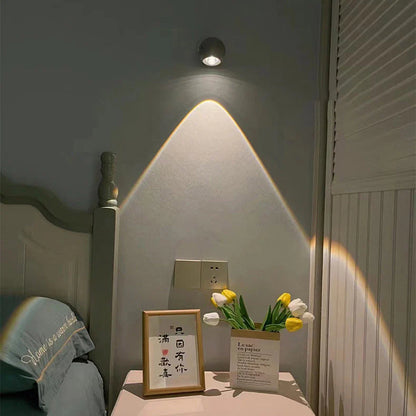 Lampara Esfera Margnetica Recargable Luz Amarilla