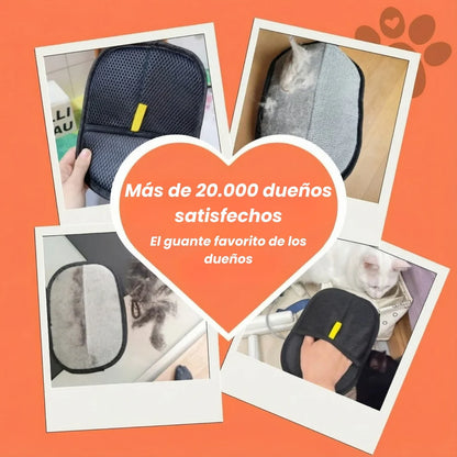 Guante removedor de pelo de mascotas