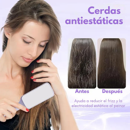 Cepillo para el Cabello Retráctil y Auto Limpiante