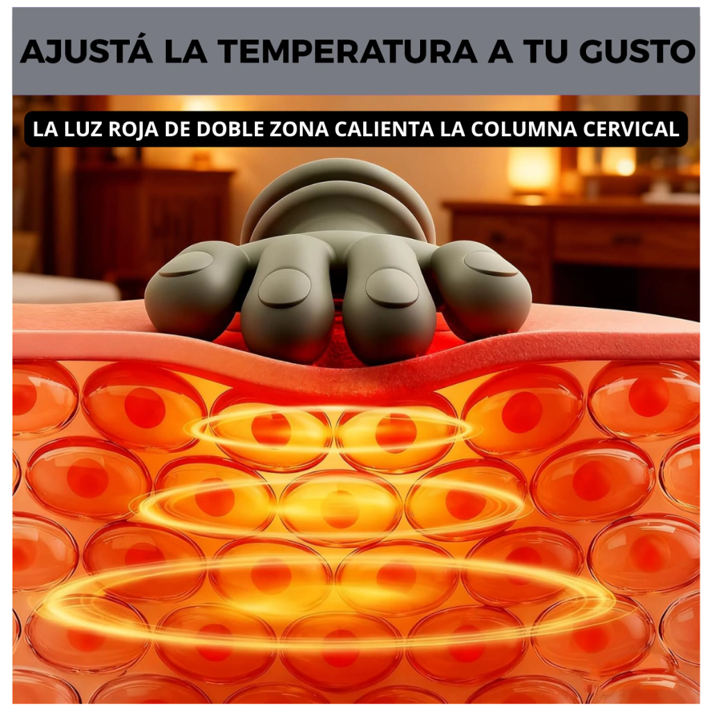 Masajeador de cuello y hombros de 5 dedos