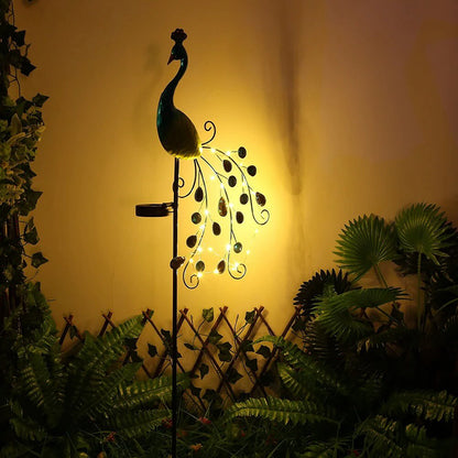 Estaca Solar Pavo Real 🦚 110 Cm