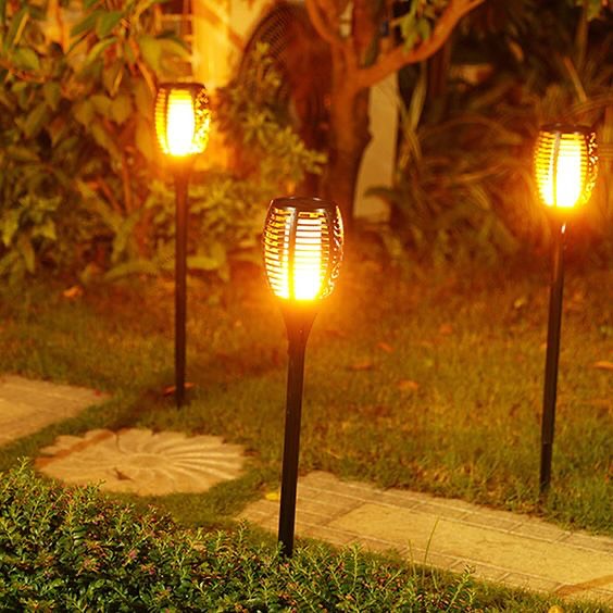 Estaca fuego jardín