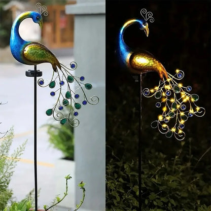 Estaca Solar Pavo Real 🦚 110 Cm