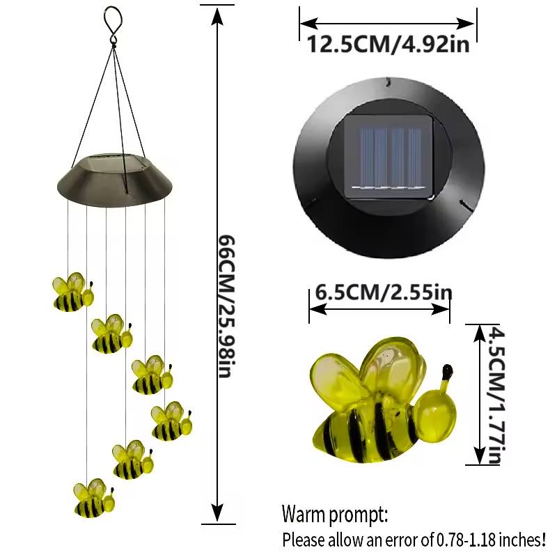 Colgante Solar Abejitas