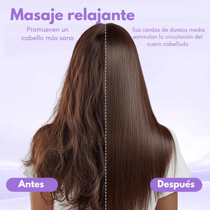 Cepillo para el Cabello Retráctil y Auto Limpiante