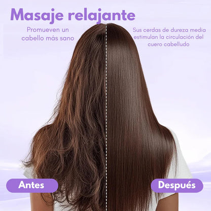 Cepillo para el Cabello Retráctil y Auto Limpiante