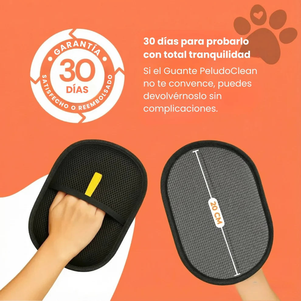 Guante removedor de pelo de mascotas