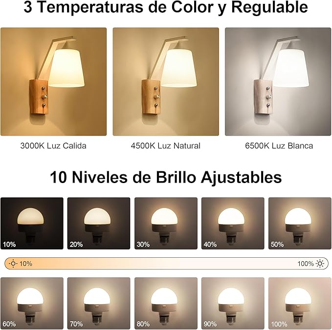 Foco Led Recargable 10 Watts
