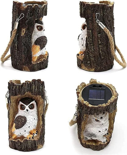 Colgante Buho Solar 35 Cm