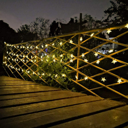 Guirnalda Estrellitas Solares 5 Metros 20 Estrellitas