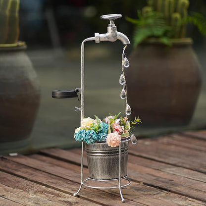 Luces de Grifo Riego Solar (no incluye flores)