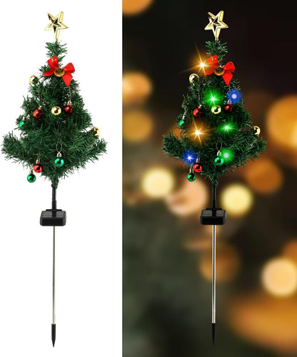 Estaca Arbol de navidad Solar 80 cm