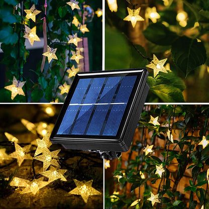 Guirnalda Estrellitas Solares 5 Metros 20 Estrellitas