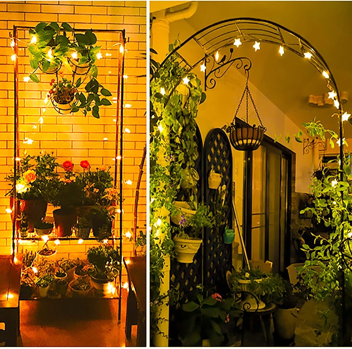 Guirnalda Estrellitas Solares 5 Metros 20 Estrellitas