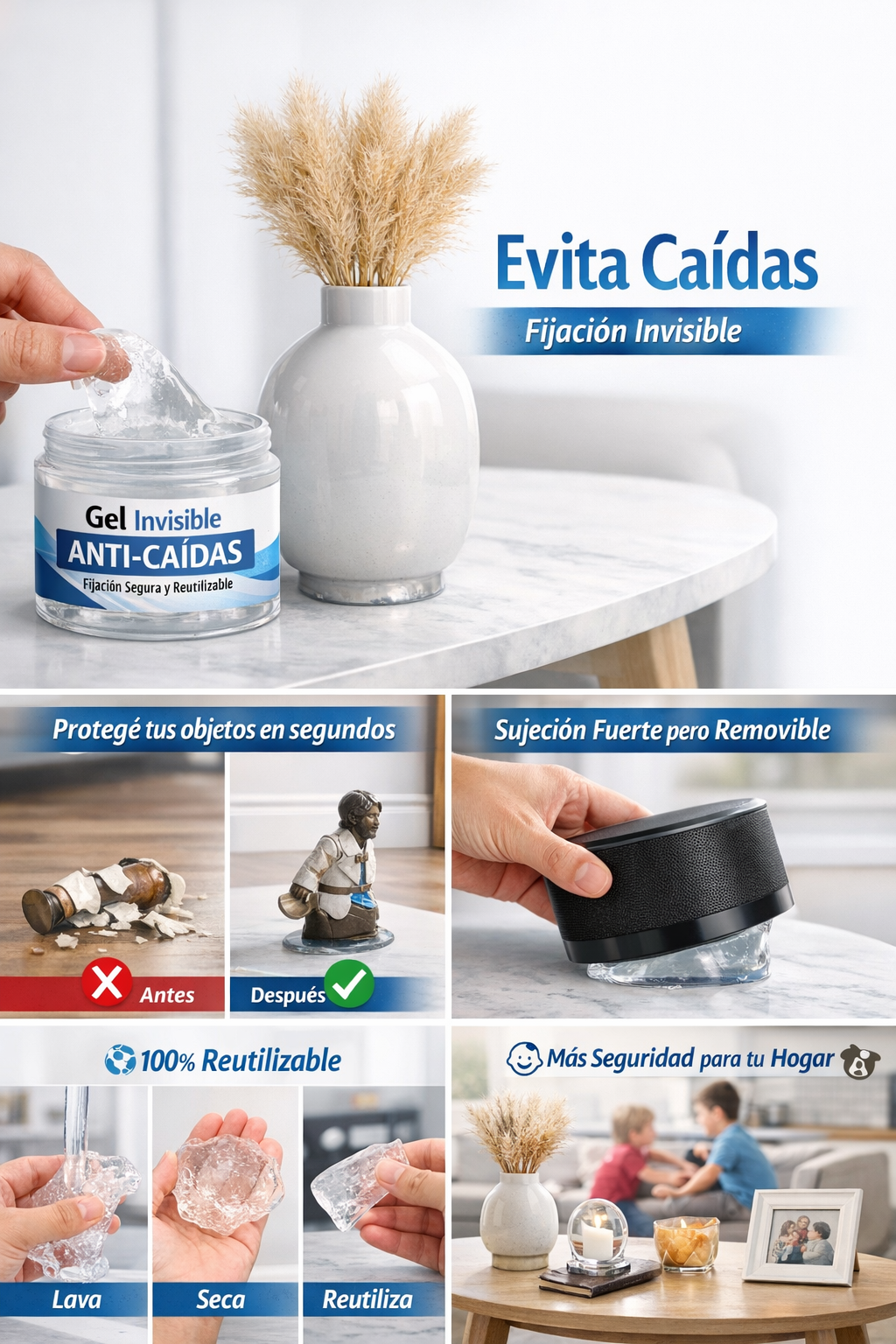 Gel Invisible Anti-Caídas