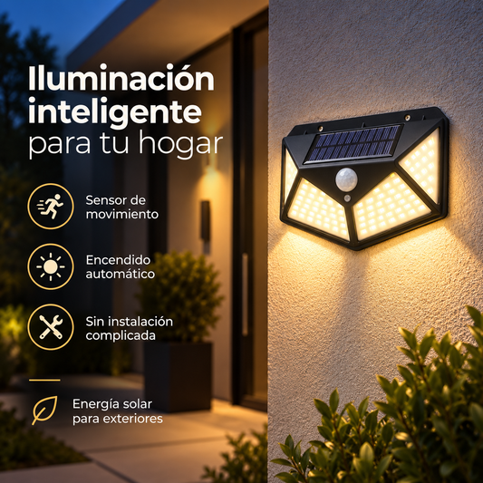 Aplique Solar a Sensor