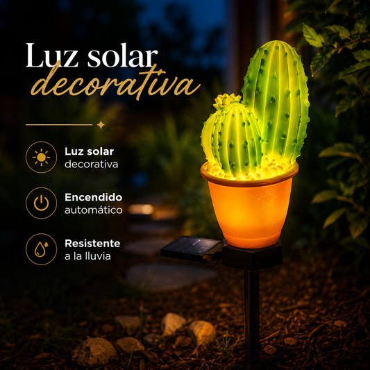 Estaca Cactus Solar 42 Cm