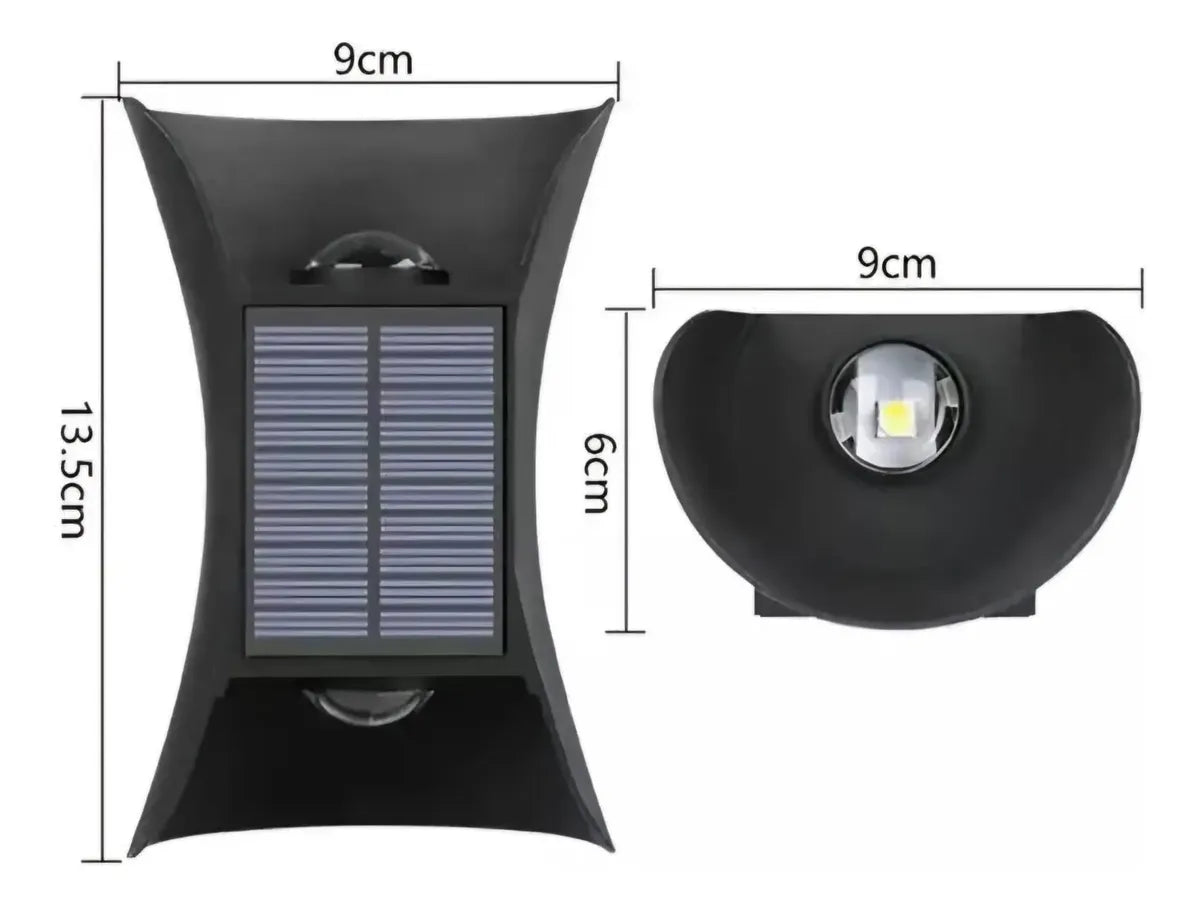 Aplique Solar 2 Lupas Bidireccional