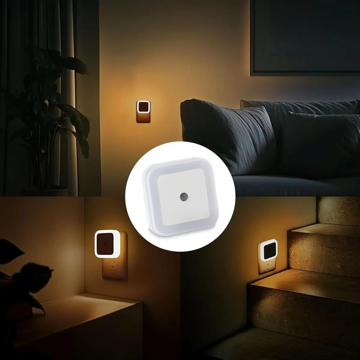 Luz Nocturna LED Inteligente Luz Amarilla