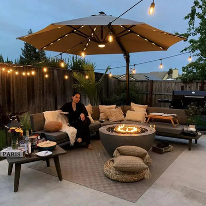 Guirnalda Solar 5 Metros 10 Focos luz amarilla