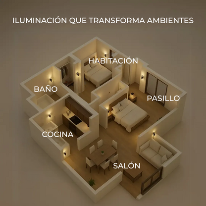 Lámpara De Noche Led Moderna Con Enchufe