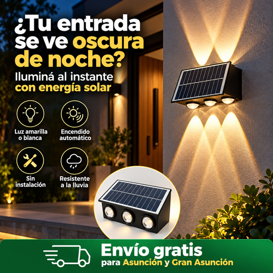 Aplique Solar Bidireccional 14 Watts