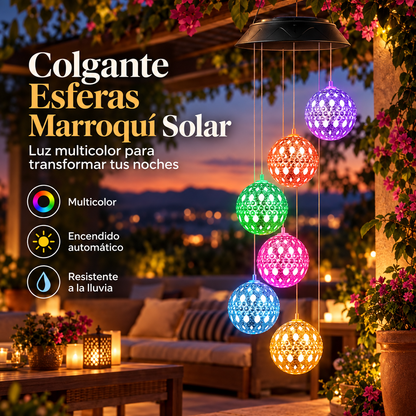 Colgante Esferas Marroqui Solar