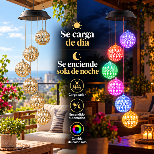 Colgante Esferas Marroqui Solar