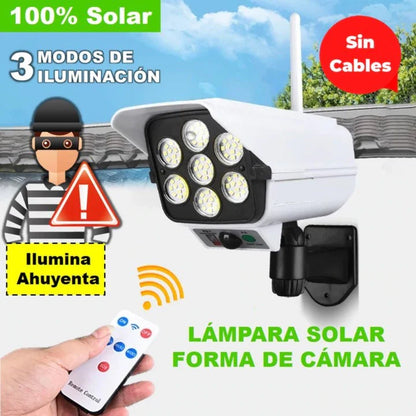 Foco Solar con Forma de Camara