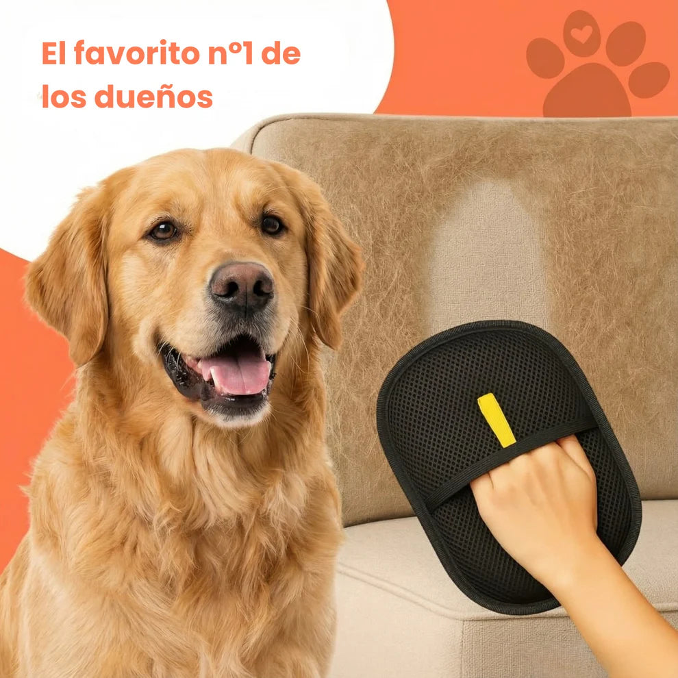 Guante removedor de pelo de mascotas