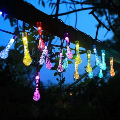 Guirnalda Gotas Solares 5 Metros Lineal MULTICOLOR