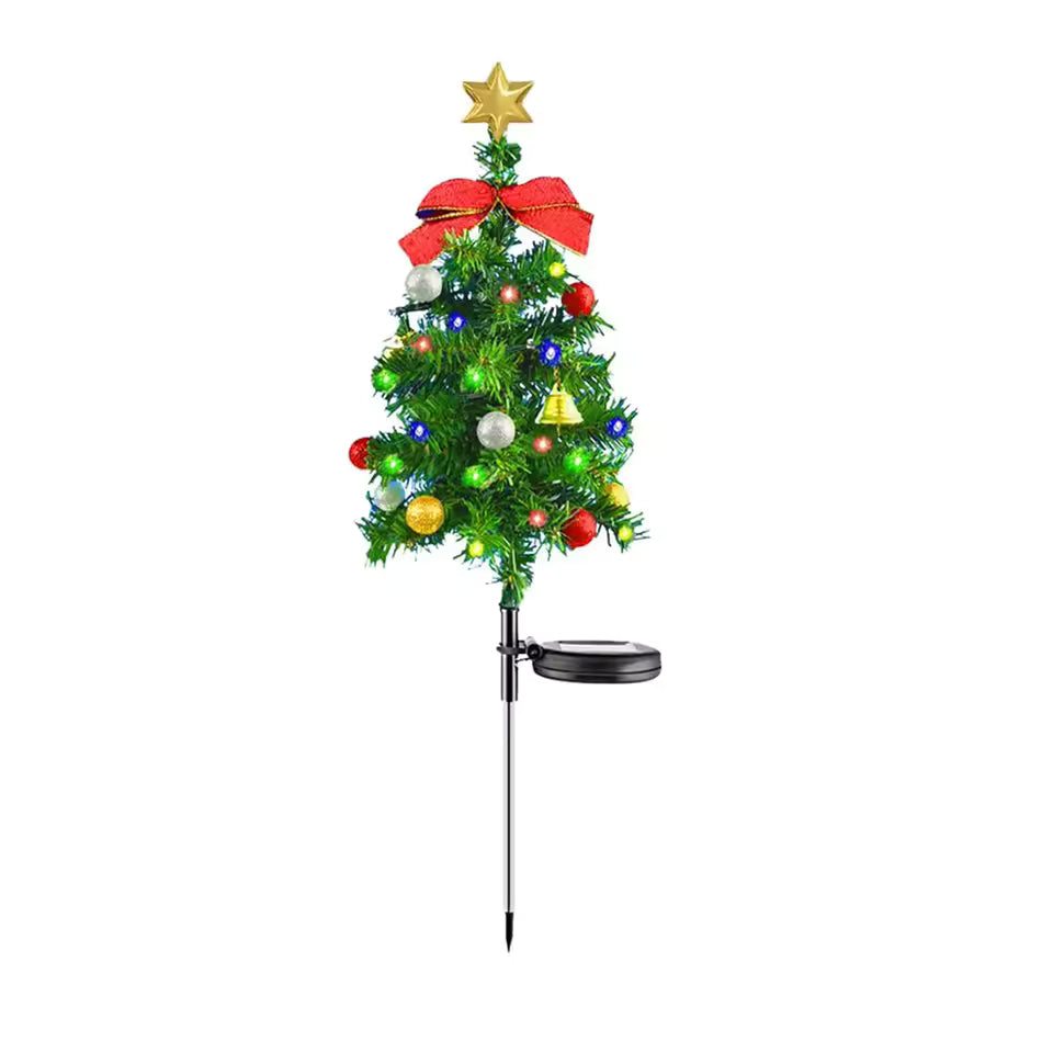 Estaca Arbol de navidad Solar 80 cm