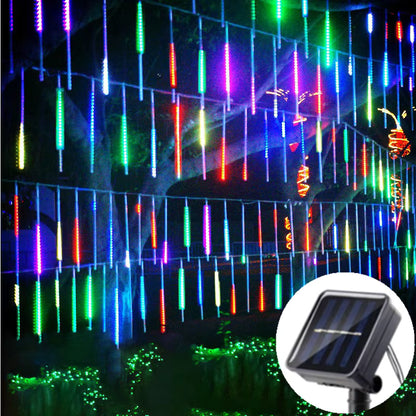 Guirnalda Tubos Solares 3 Metros 8 Tubos LUZ MULTICOLOR