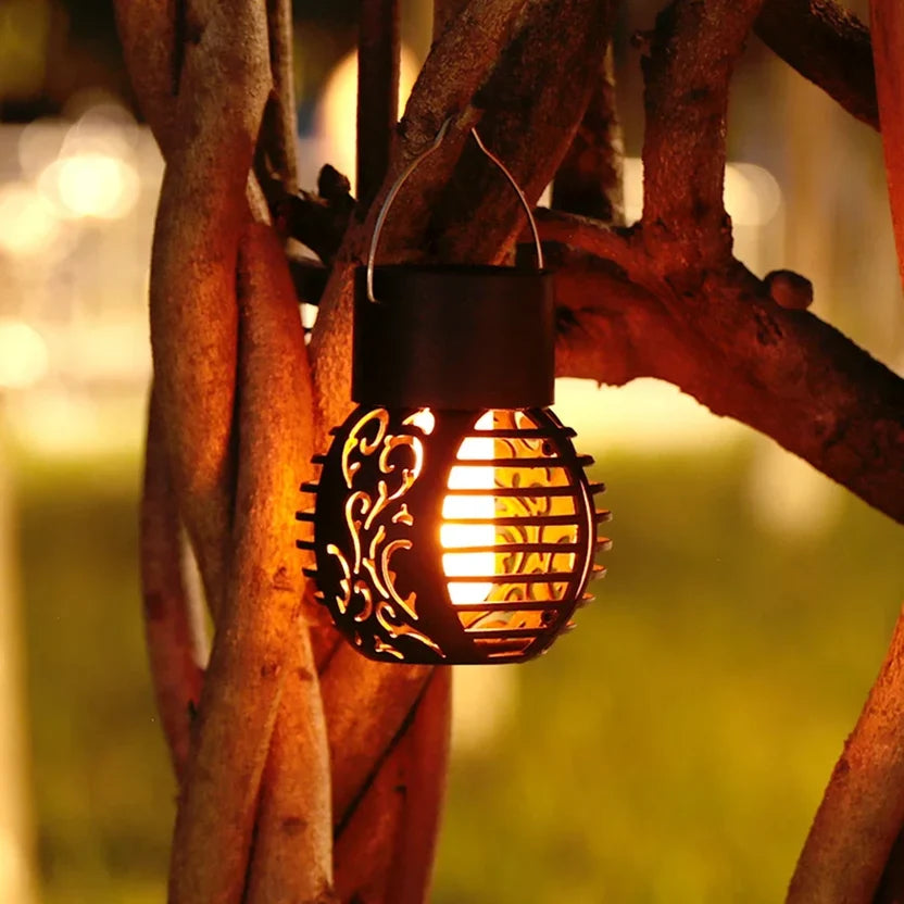 Colgante Farolito Tribal Solar 9 cm