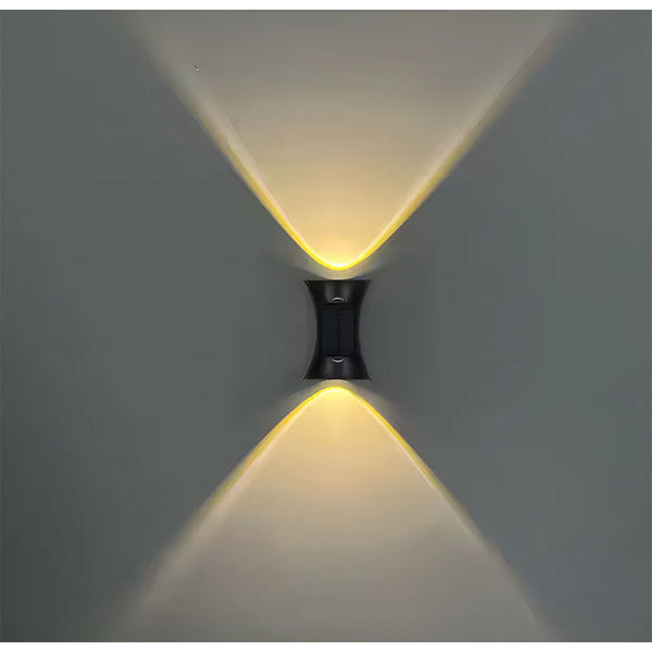 Aplique solar instalado