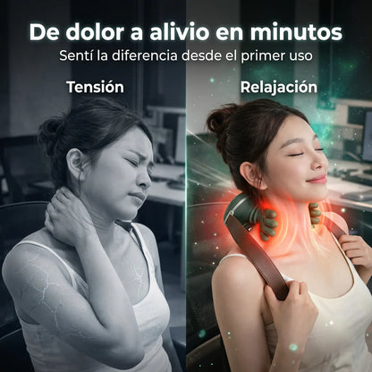 Masajeador de cuello y hombros de 5 dedos
