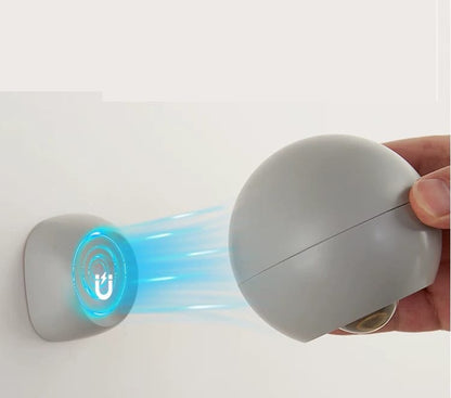 Lampara Esfera Margnetica Recargable Luz Amarilla