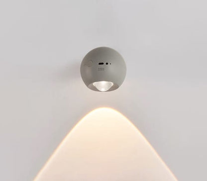 Lampara Esfera Margnetica Recargable Luz Amarilla