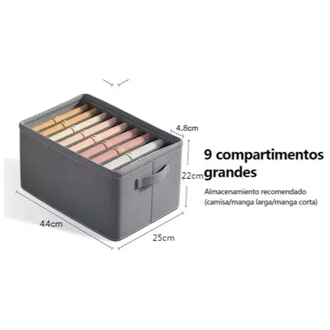 Organizador de Ropa Premium 9 Compartimientos