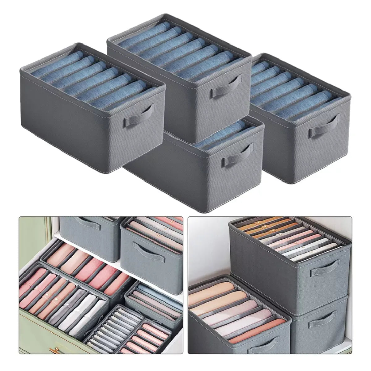 Organizador de Ropa Premium 9 Compartimientos